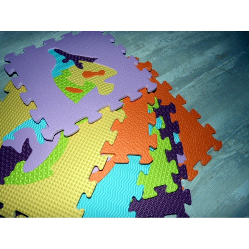 Игровой коврик-пазл Мозайка с рыбами