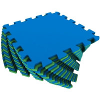 Универсальный коврик 25х25 сине-зеленый.